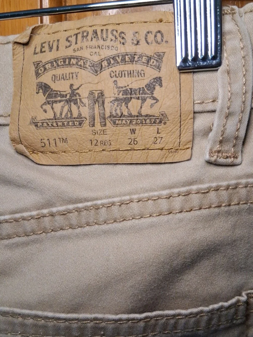 Boy's Levi's Tan Slim Jeans